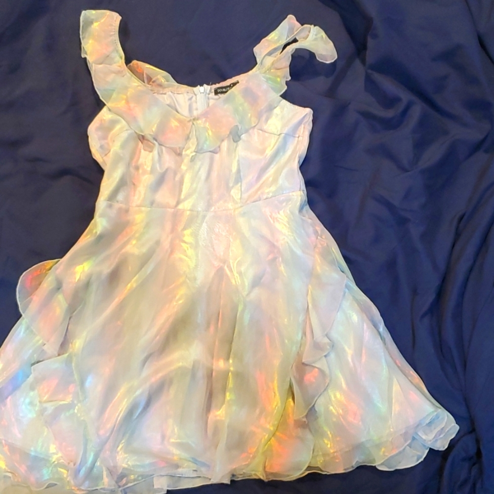 Iridescent summer dress